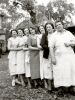 Cora Myrtle Belcher with her daughters