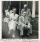 Mona and George (Doc) Hull with their maid Mae and Johnny Harper.