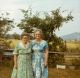 Nina Coral Armstrong and Laura Snyder at Laura's home near Doe Hill, Virginia