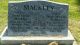Sarah Mackley Holland Burial Headstone