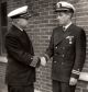 Lt. John F. Kennedy presented the Navy and Marine Corps medal for Gallantry in Action at Chelsea Naval hospital in Massachusetts