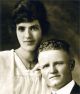 Charles Ashael Allen and wife Ida Lillywhite Wedding Photo: 1919