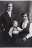 Adolph Amacher with his wife Amalia and son Enoch