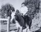 Winifred Amacher on a Horse