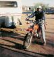 Jim Armstrong on a Motorcycle