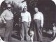 Pam's great Uncles Bert and Jesse Grow, Grandfather, Ivy Aubra 'Bud' Hallmark, Jill Hallmark at their feet and cousin Penny Hallmark in hammock