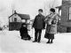 Grandfather Carlson pulls the Sled