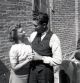 Bessie and Vivian Edwards - the day of their marriage on September 13, 1941.