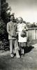 Emery Lars with his mother Rebecca Mortensen in Military Uniform