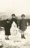 Anderson and Carlson Cousins Building a Snowman