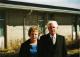 George and Erma Staples in front of their church building