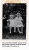 Myron Halley, age 3 with his sister 