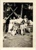 Back: Henry Smith, Bertha Hemphill Pollock and Albert Pollock, Edward Vern Smith, Bertha Porter Smith; Front: Pollock children, with Jewel & Claude Smith