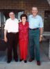 Leona with her brother Kurt and Vaughn L. Christensen