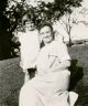 Matilda C Long Robbins with her granddaughter Beverly J Nagy