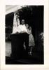 Uncle Elbert Michael and June Smith on porch of her home on Willow Street, about 1939