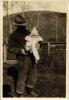 Edward Vern Smith and baby daughter June Smith, fall 1923 