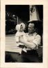 Edward Vern Smith with grandaughter, Pam Bernice Hallmark, about 1942