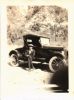 Young Raymond Whitfield Spencer with his car