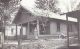 Olive Wegner in front of their home in Pilot Rock, Oregon